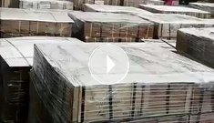 辰力吊裝帶、吊索具產(chǎn)品集裝箱排隊裝箱中，準備出口